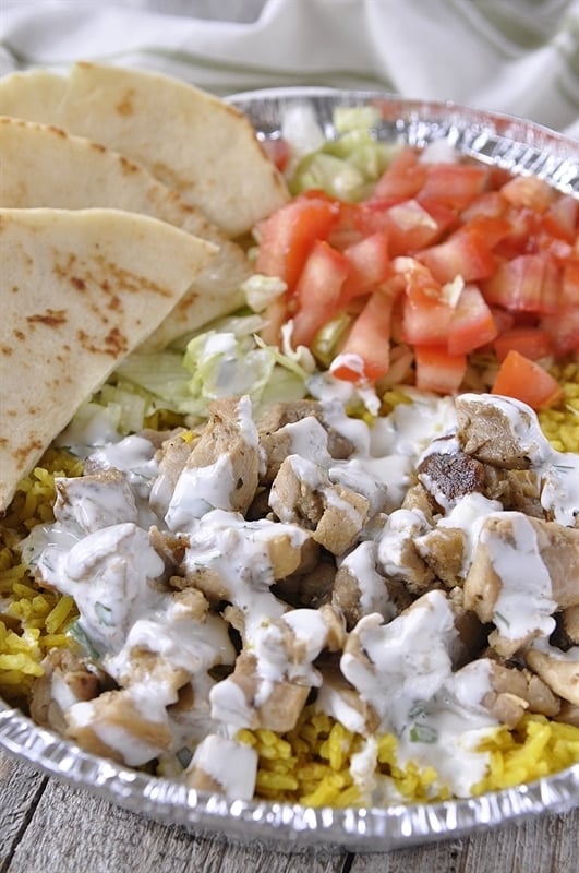 Halal Cart Style Chicken and Rice