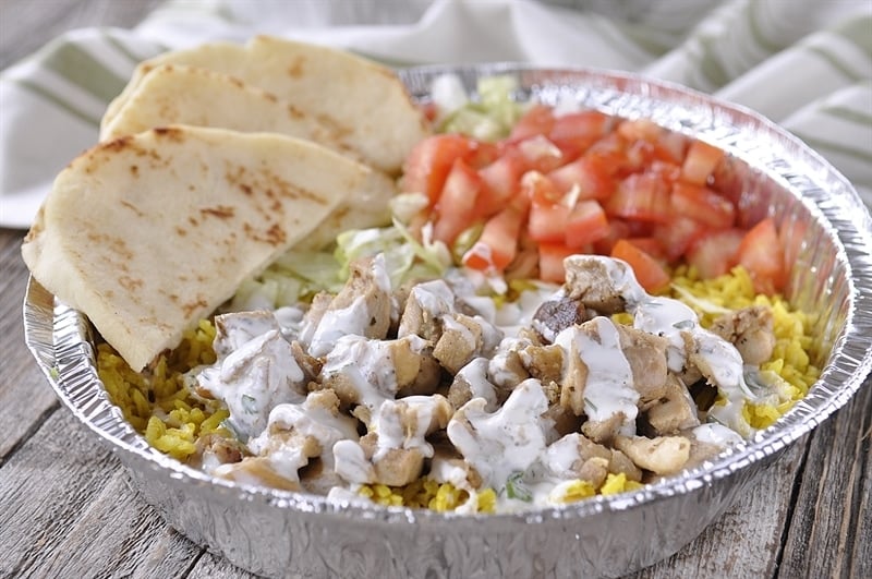 Halal Cart Style Chicken and Rice