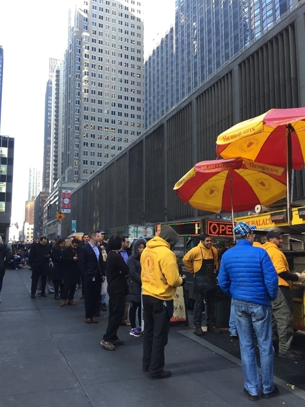 Halal Guys Food cart