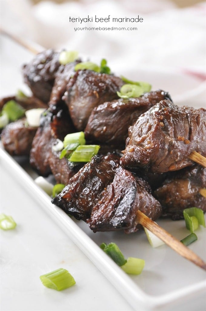 teriyaki marinade beef skewers