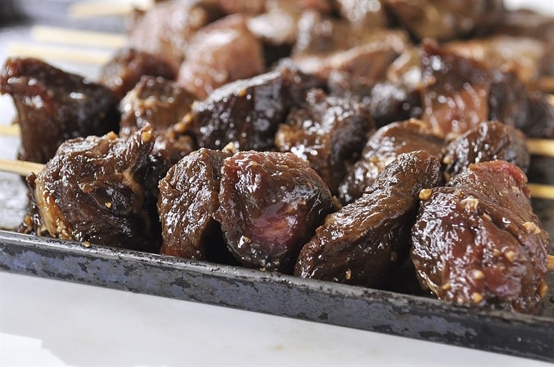 beef marinated in teriyaki marinade