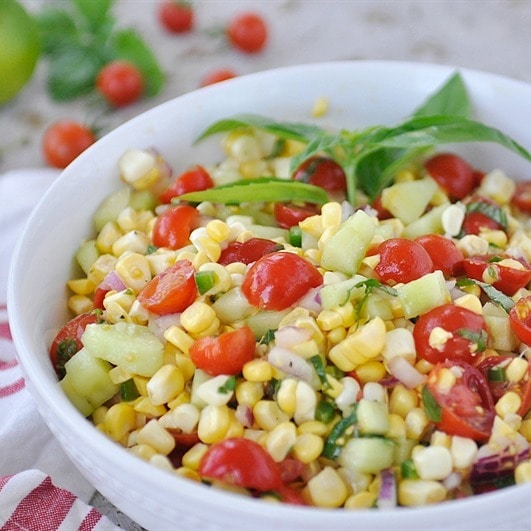 Cherry Tomato Corn Salad