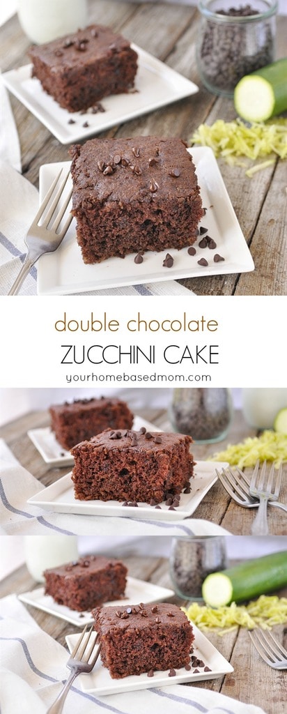 Double Chocolate Zucchini Cake - nobody will even know this dessert is healthy if you don't tell them what's in it! 