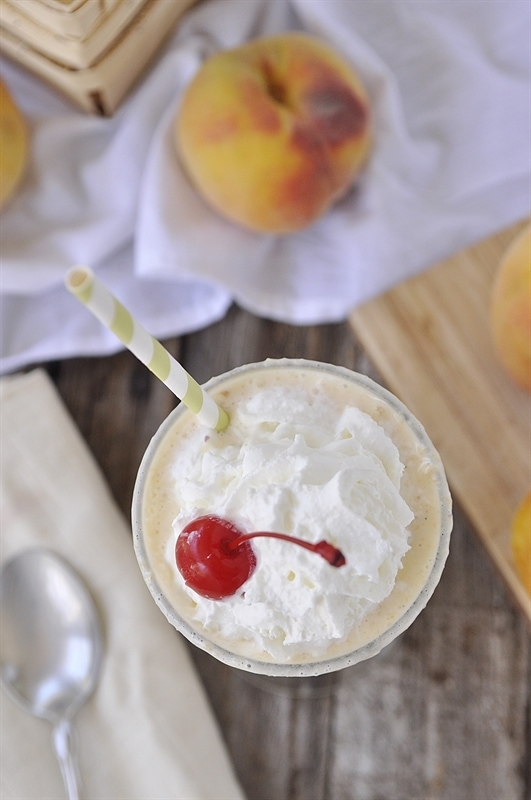 Fresh Peach Shake