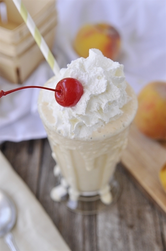 Fresh Peach Shake