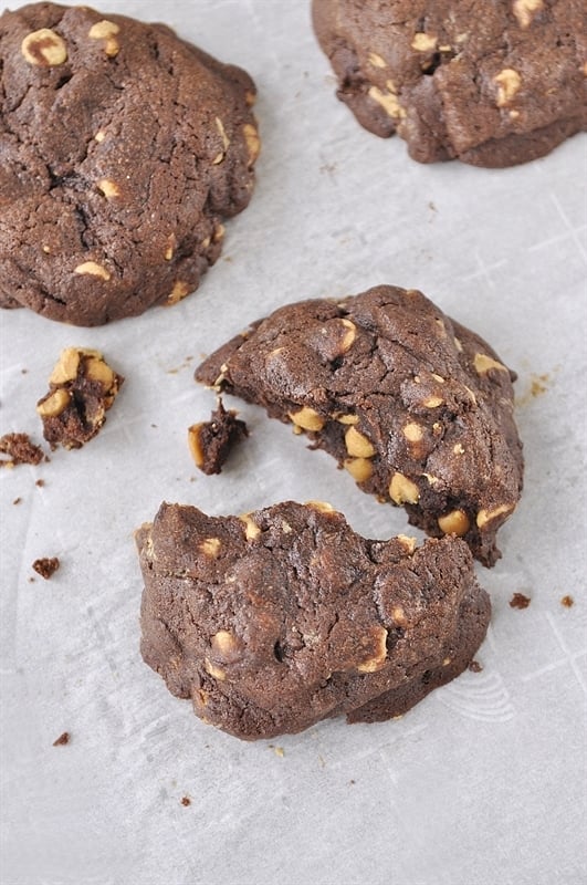 chocolate peanut butter cookies