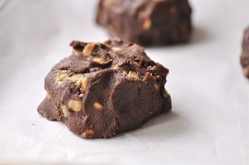 chocolate peanut butter cookie dough