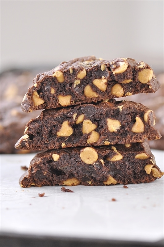 chocolate peanut butter cookies