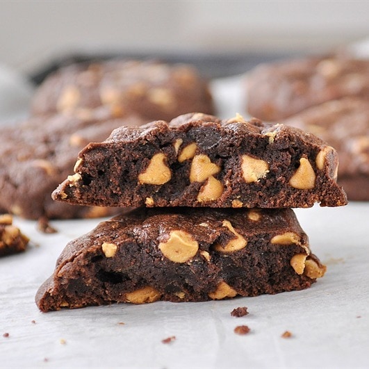 chocolate peanut butter cookies