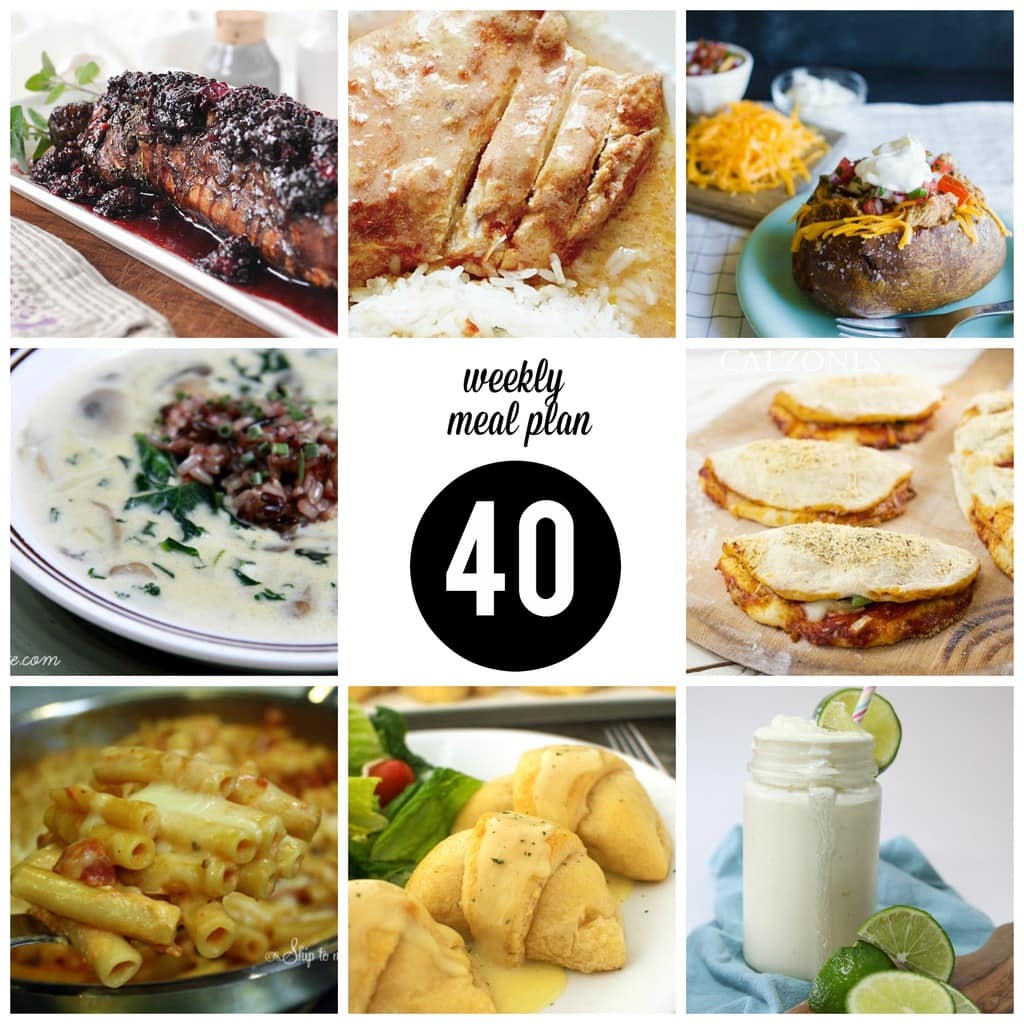 Weekly Meal Plan 40 FB