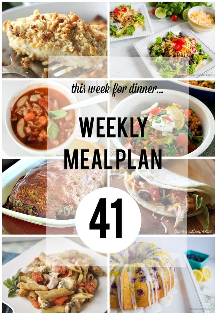 Weekly Meal Plan 41