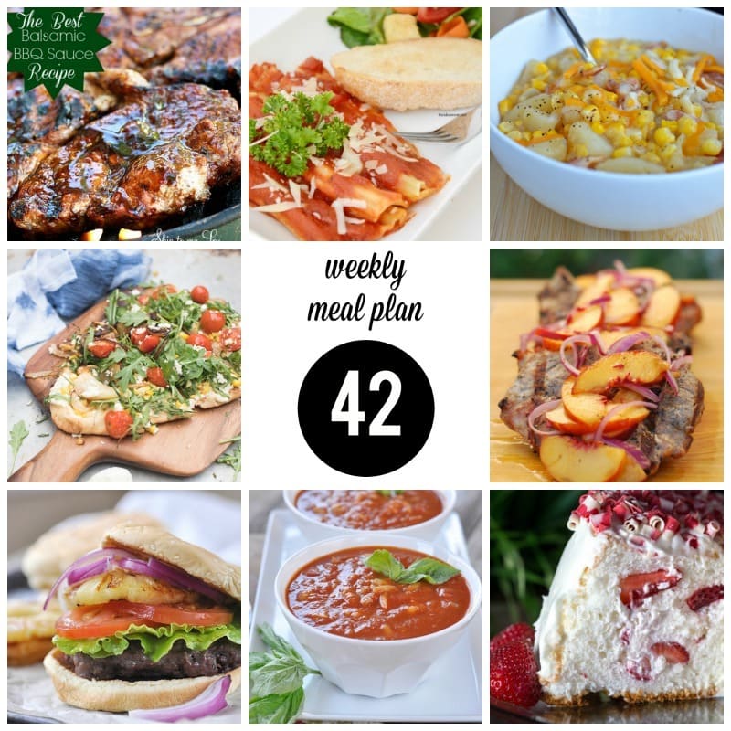 Weekly Meal Plan 42 square