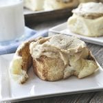 Amish Cinnamon Rolls with Caramel Frosting