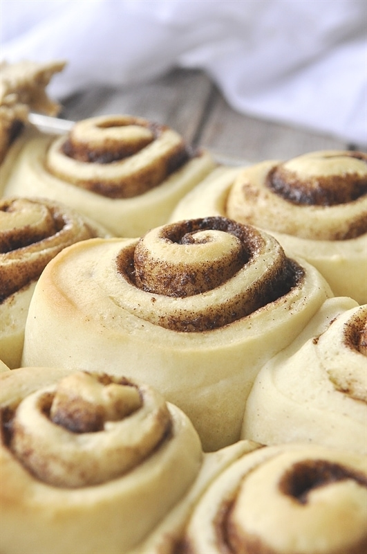 Amish Cinnamon Rolls with Caramel Frosting