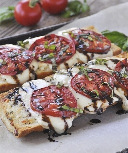 Caprese Garlic Bread