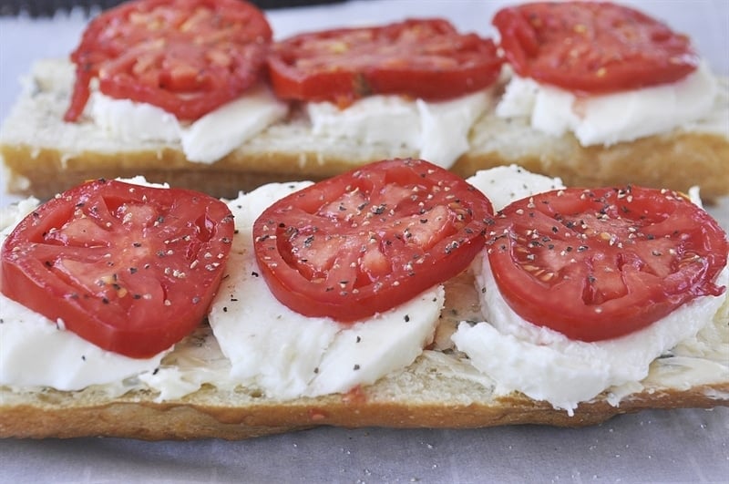 Caprese Garlic Bread