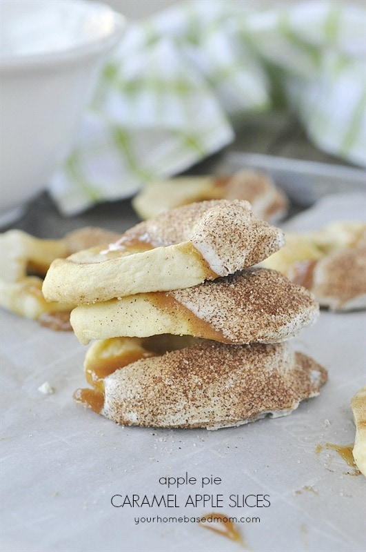 Apple Pie Caramel Apple Slices