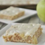 Apple Sheet Cake with Maple Glaze