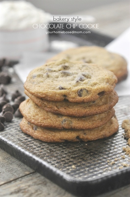 Bakery Style Chocolate Chip Cookies