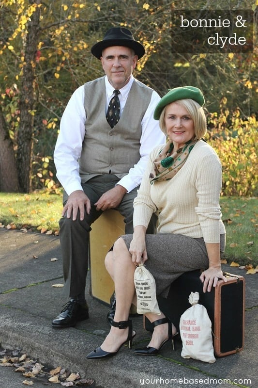 Bonnie and CLyde - a quick and easy adult costume idea