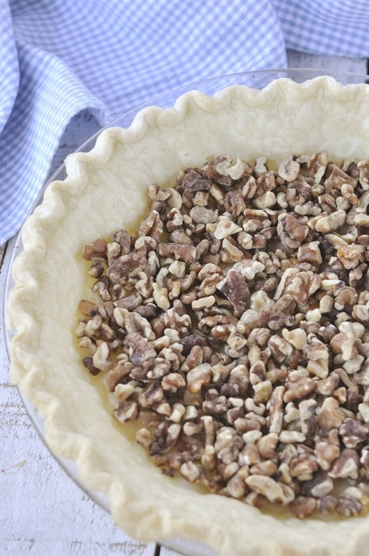 Fudgy Chocolate Walnut Pie