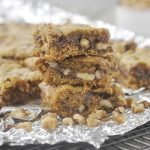 Pumpkin Nutella Walnut Bars