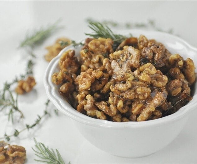 Rosemary & Thyme Candied Walnuts