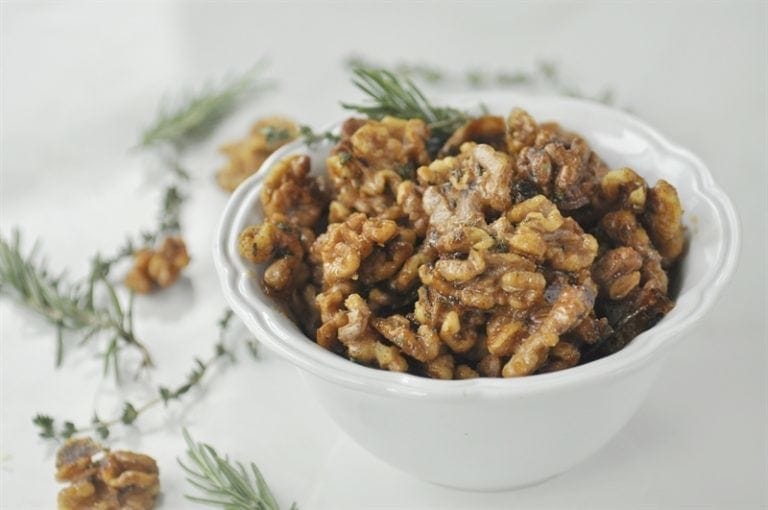 Rosemary & Thyme Candied Walnuts Leigh Anne Wilkes