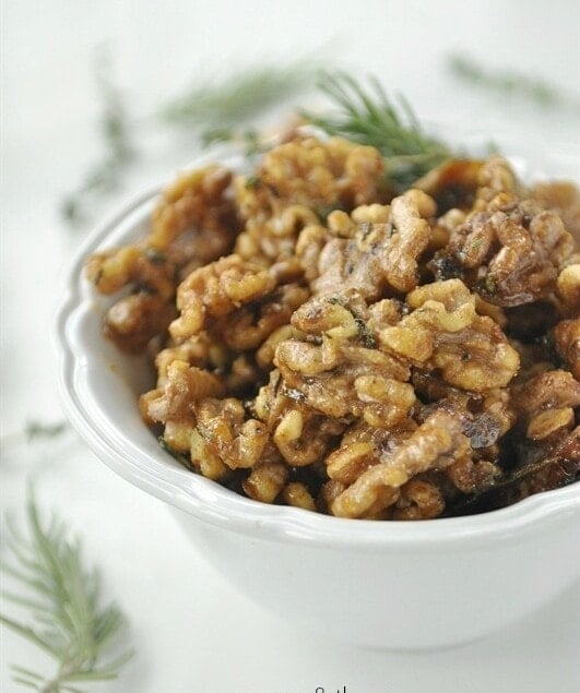 Rosmary & Thyme Candied Walnuts