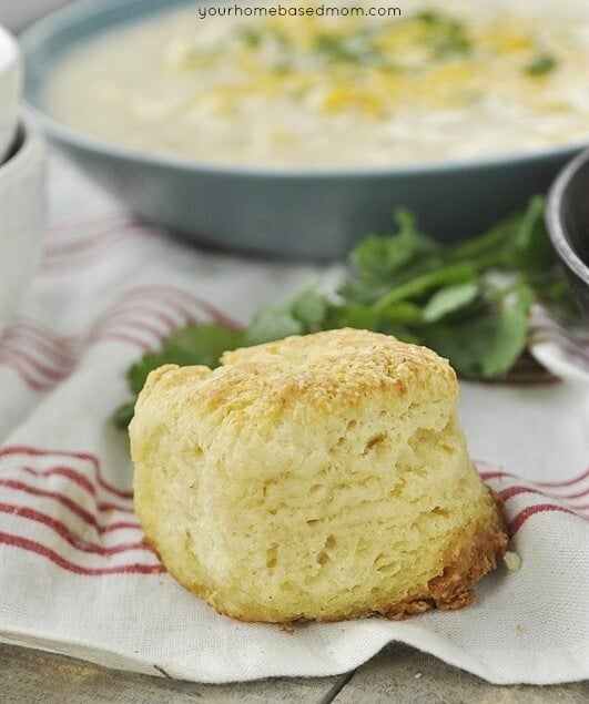 Browned Butter Biscuits and SOup