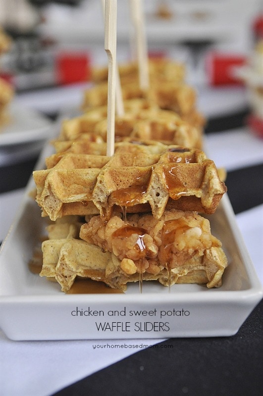 Chicken and Sweet Potato Waffles