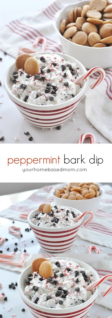 Peppermint Bark Dip is the perfect guest to invite to your upcoming holiday party!
