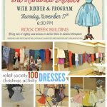 100 Dresses Relief Society Christmas Activity