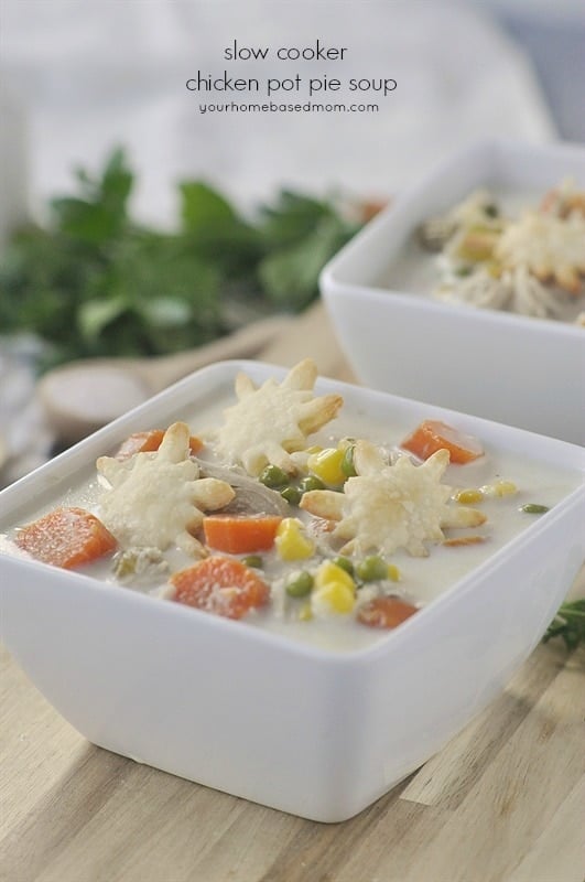 Slow Cooker Chicken Pot Pie Soup