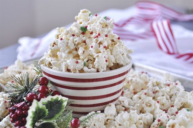 Sugar Cookie Popcorn has a secret ingredient you're going to love.