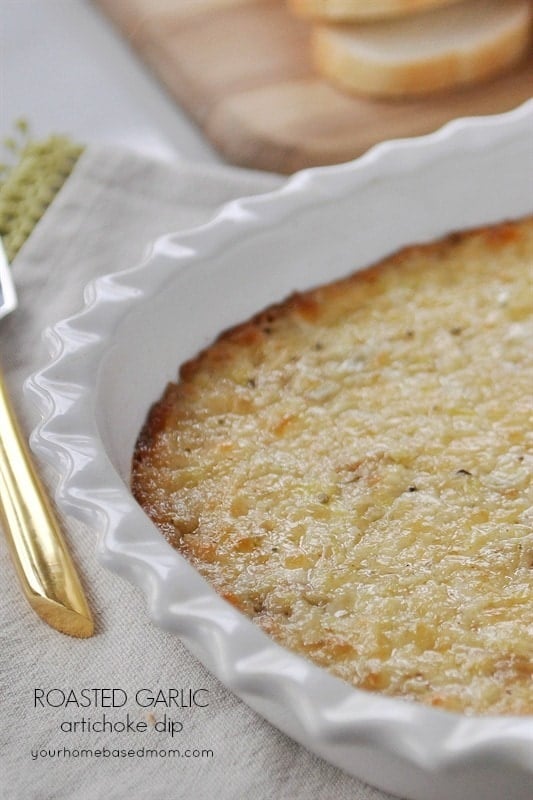Roasted Garlic Artichoke Dip