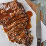 Slow Cooker Sweet & Sour Brisket - the slow cooker makes it easy, the sauce makes it delicious!