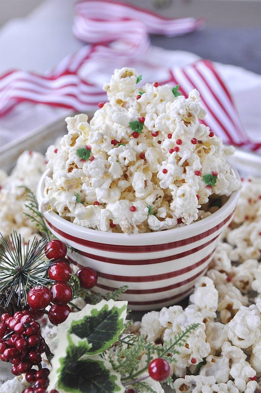 Sugar Cookie Popcorn has a secret ingredient you're going to love.