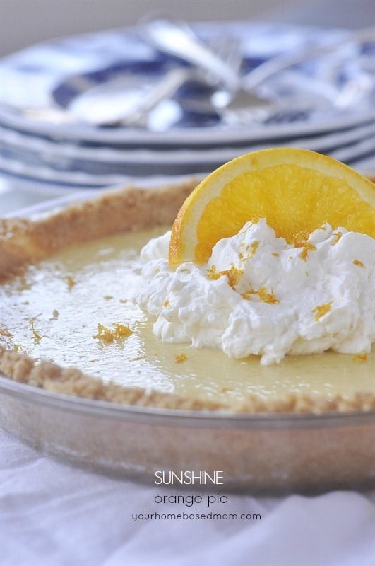 Sunshine Orange Pie tastes just like sunshine