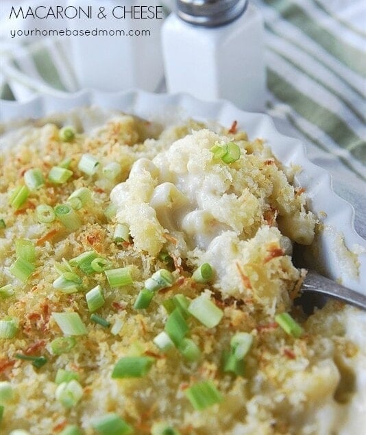 Baked Macaroni & Cheese is pure comfort food for big and little kids.