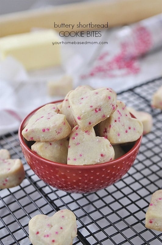 Shortbread Heart Cookies