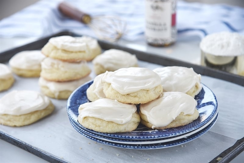 Vanilla Frosted Cookies Recipe by Leigh Anne Wilkes