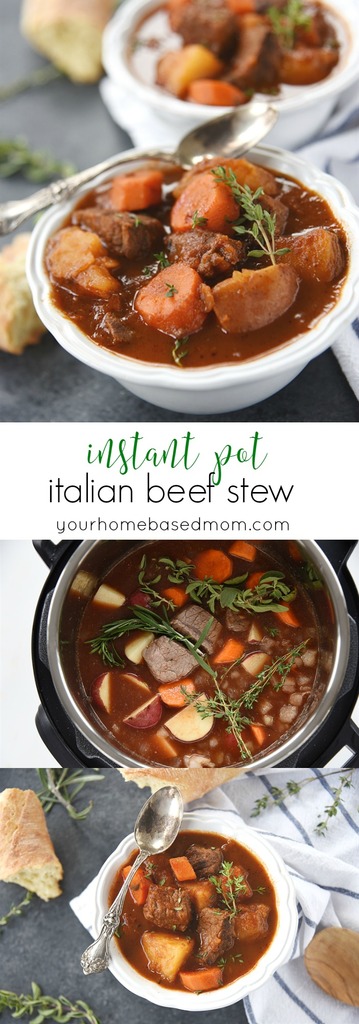 Instant Pot Italian Beef Stew Recipe