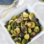 Roasted Brown Butter Maple Brussels Sprouts