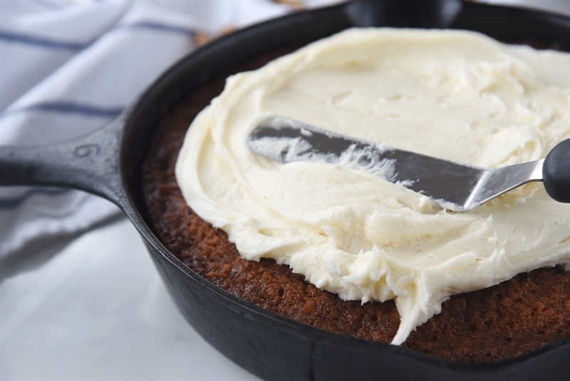 Cast Iron Skillet Carrot Cake