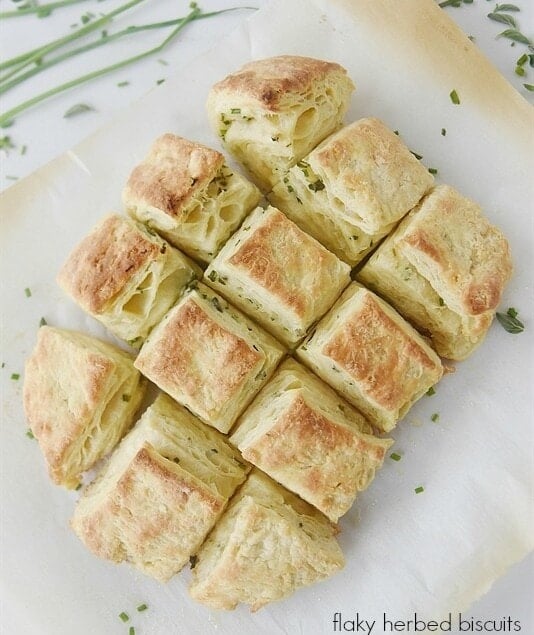 Flaky Herbed Biscuits