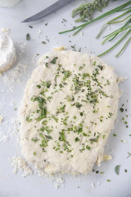 Flaky Herbed Biscuits