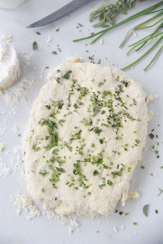 Flaky Herbed Biscuits