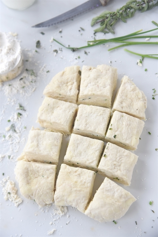 Flaky Herbed Biscuits