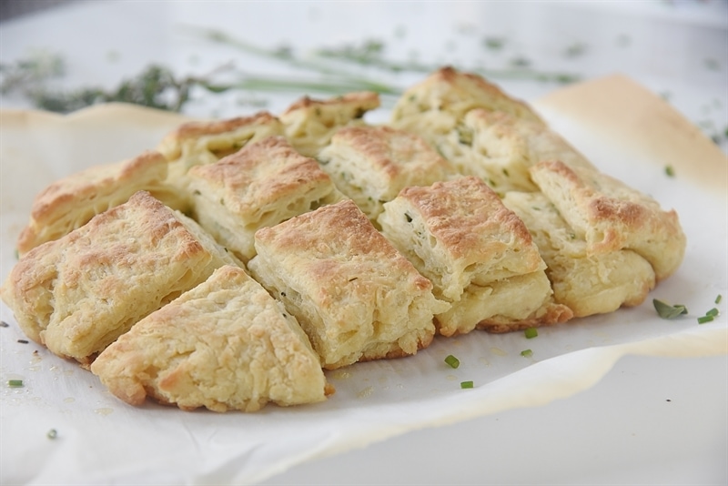 Flaky Herbed Biscuits